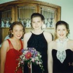 Prom_1995,_Laura,_Emily_and_Corinne